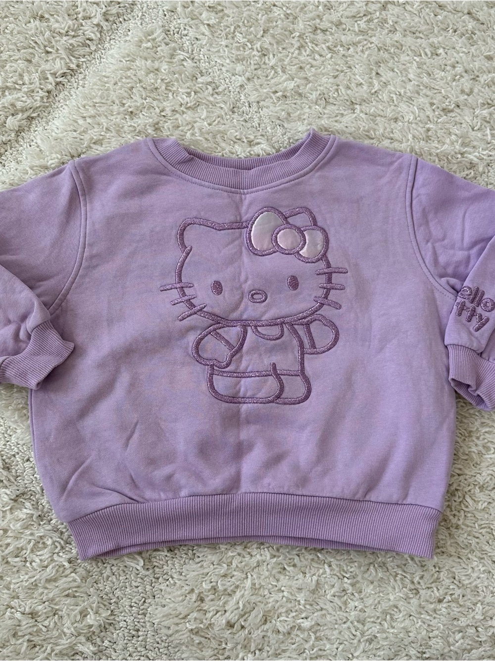 H&M Hello Kitty Purple Sweatshirt